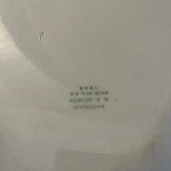 Vintage Radisson W S George Plater , Flower Pattern, Made in USA - Picture 6 of 7